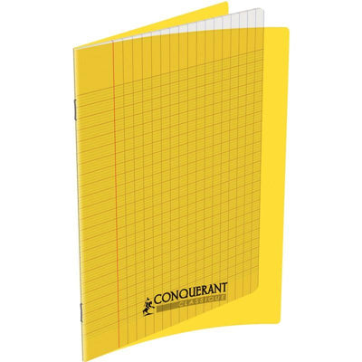 Piqûre 32 pages 17x22 seyès 90g couverture polypropylène